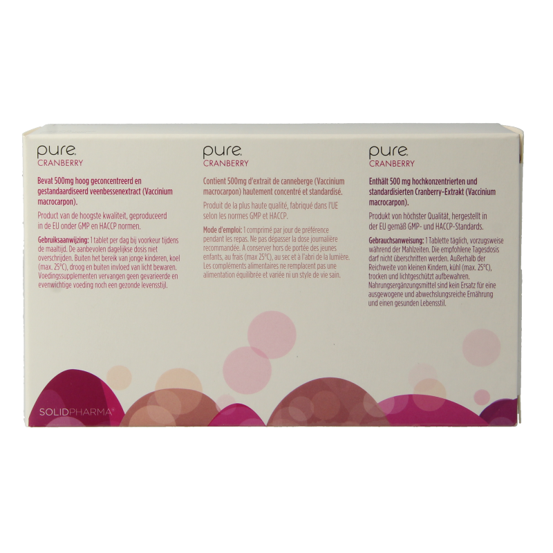 Pure Cranberry 500mg 60 Tabletten