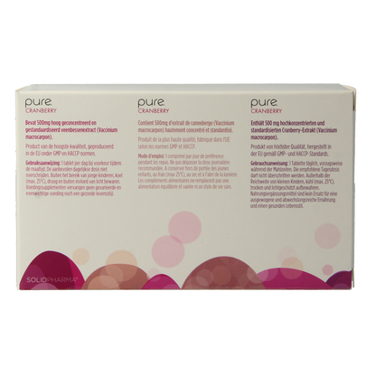 Pure Cranberry 500mg 60.00 Tabletten