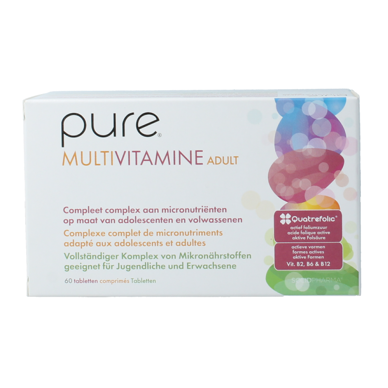 Pure Multivitamine volwassenen 60 Tabletten