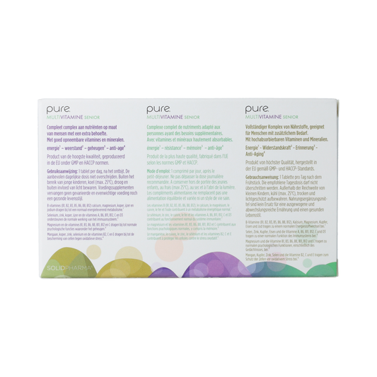 Pure Multi vitamine senior  60.00 Tabletten