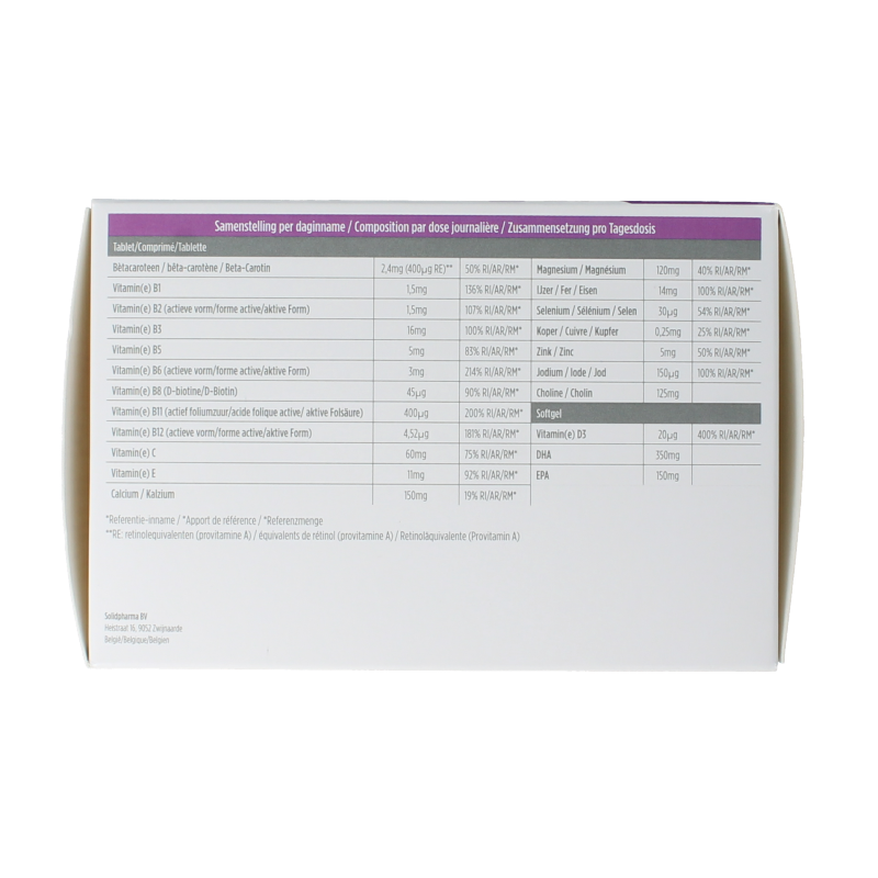 Pure Pregnalia 60 Stuks