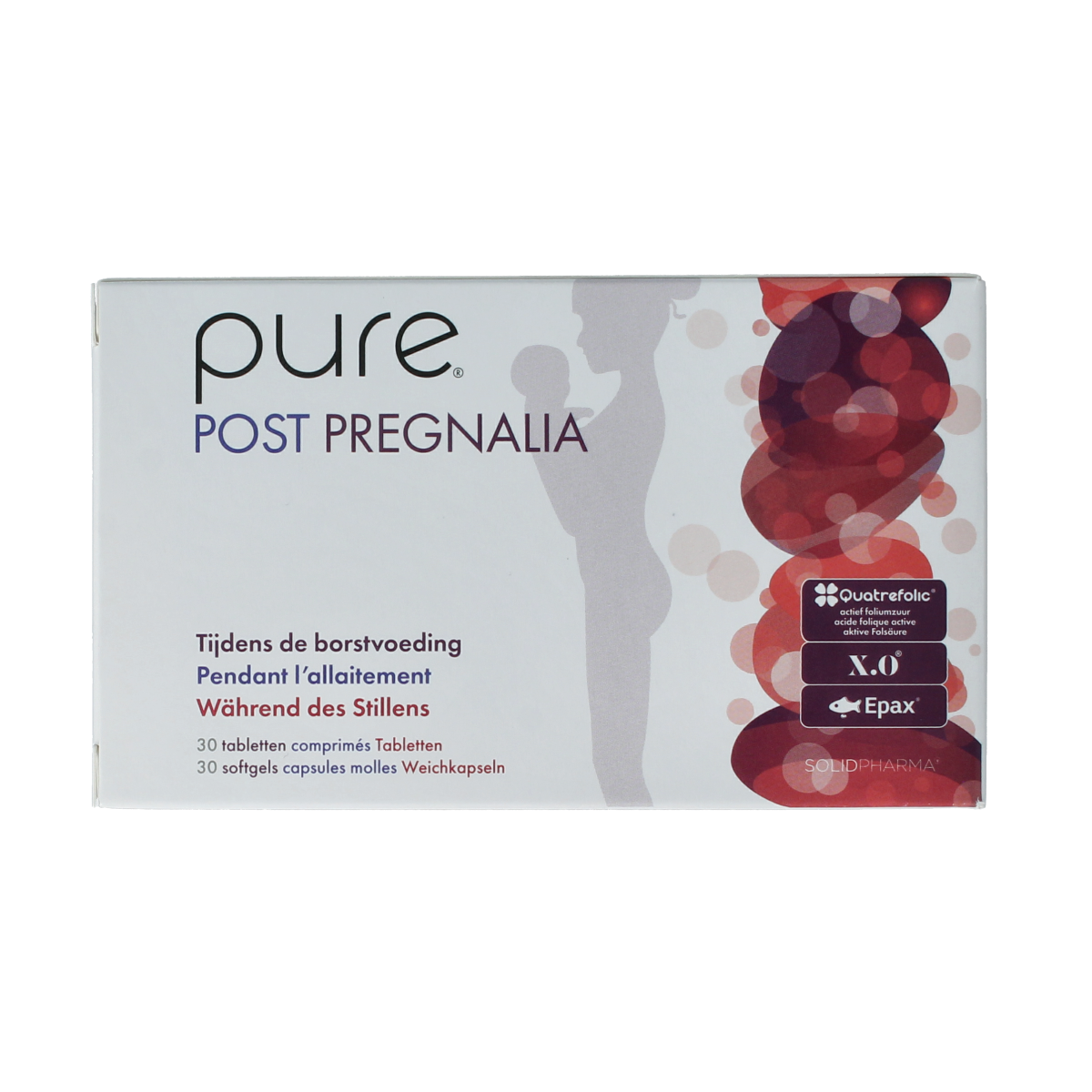 Pure Post pregnalia 30 tabletten & 30 softgels 60.00 Stuks