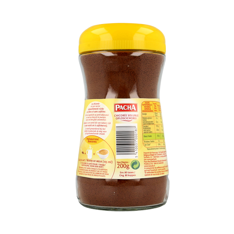 Pacha Instant koffie bruin  200 Gram