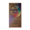 Durex Nude extra lube condooms 10 Stuks
