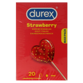Durex Condooms sexy strawberry 20 Stuks