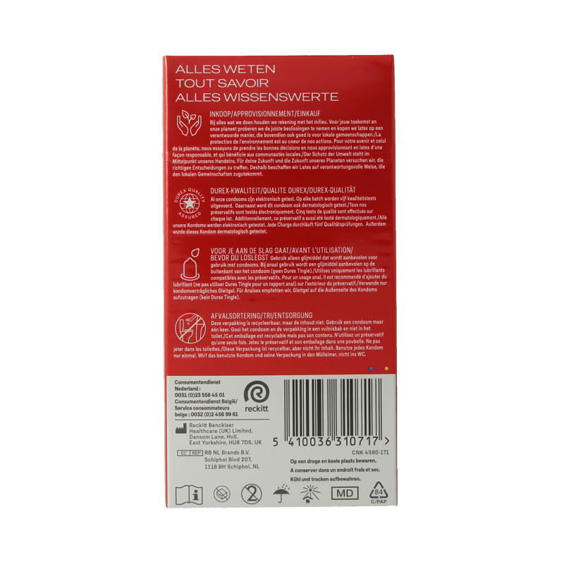 Durex Thin feel XL 10 Stuks