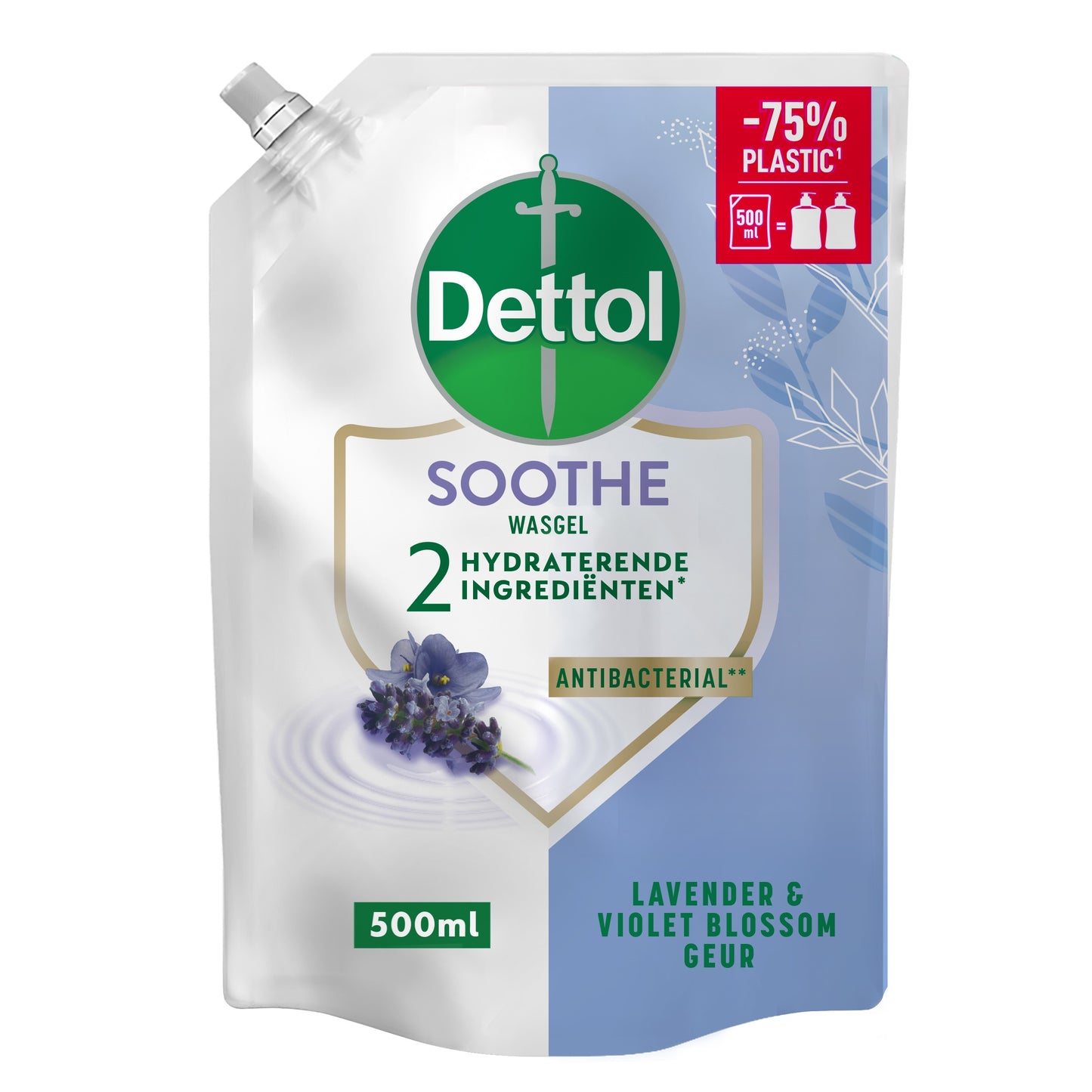Dettol Refill  handzeep relaxing lavender 500 Milliliter