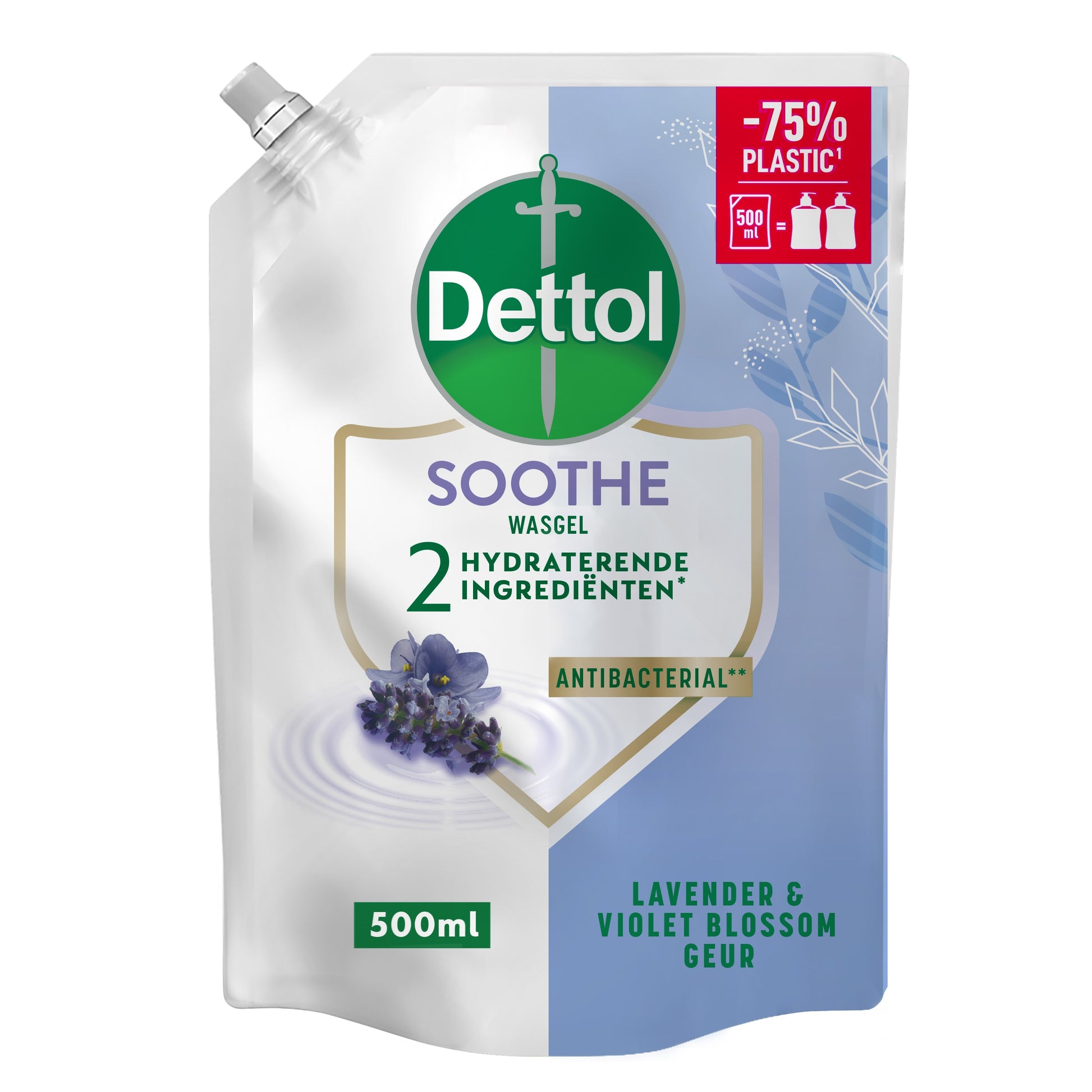Dettol Refill  handzeep relaxing lavender 500 Milliliter