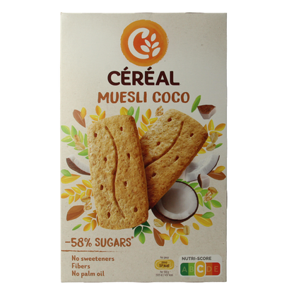 Cereal Koekjes muesli/cocos 200.00 Gram