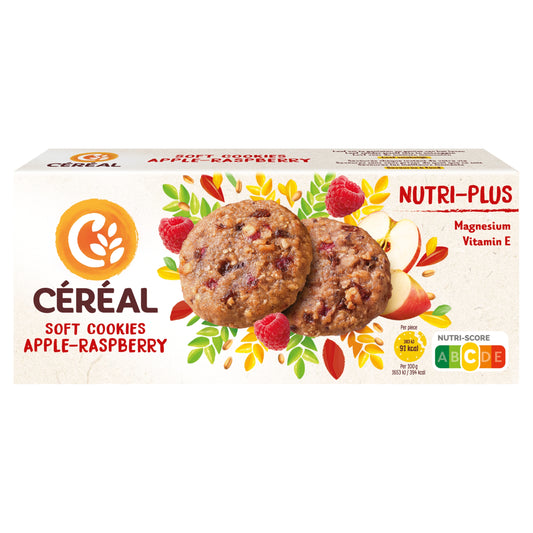 Cereal Zachte koekjes appel-framboos nutri-plus 138 Gram