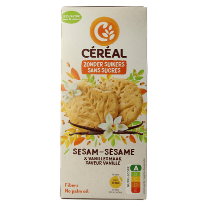 Cereal Sesam vanille koek 132.00 Gram
