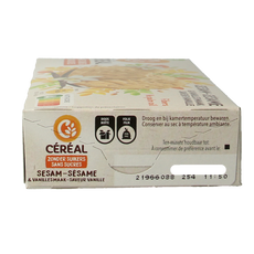 Cereal Sesam vanille koek 132.00 Gram