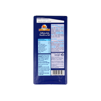 Cereal Melkchocolade glutenvrij 100.00 Gram