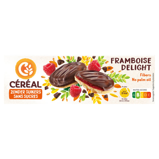 Cereal Koek framboos delight 140 Gram