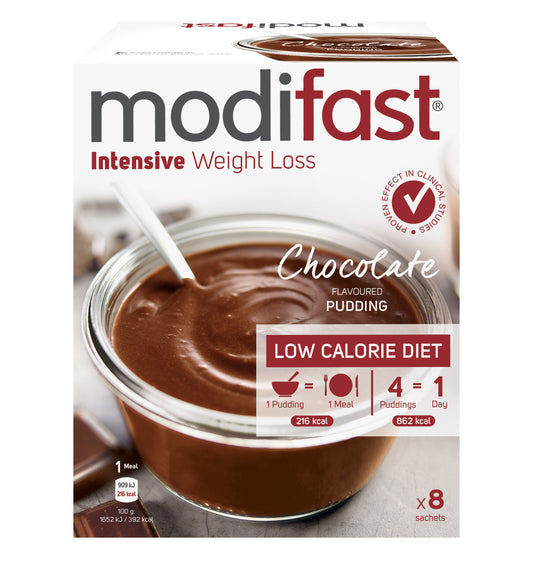 Modifast Op=Op Intensive pudding chocolate 440.00 Gram