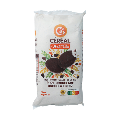 Cereal Rijstwafels pure chocolade 130.00 Gram