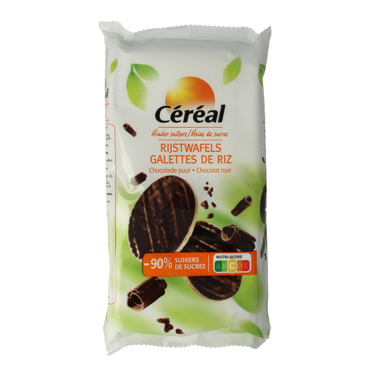 Cereal Rijstwafels pure chocolade 130 Gram