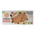 Cereal Zandkoekjes chocolade & hazelnoot zonder suikers 132 Gram
