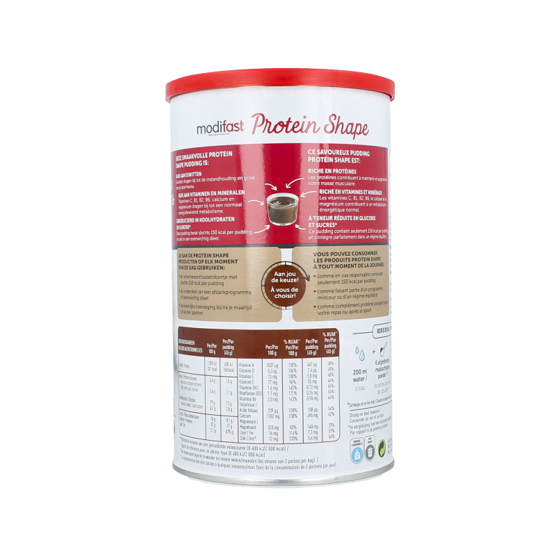 Modifast Proteine shape pudding chocolate 405 Gram