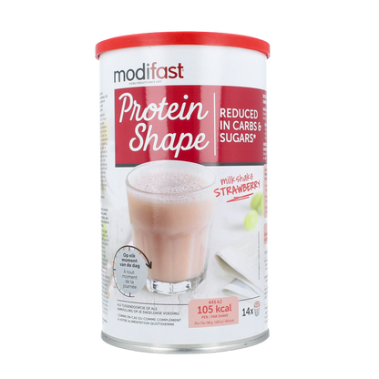 Modifast Proteine shape milkshake strawberry 420 Gram