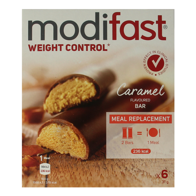 Modifast Intensive lunchbar caramel 186 Gram
