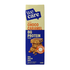 WeCare High protein bars choco caramel 81.00 Gram