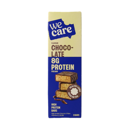 WeCare High protein bars chocolate 81 Gram