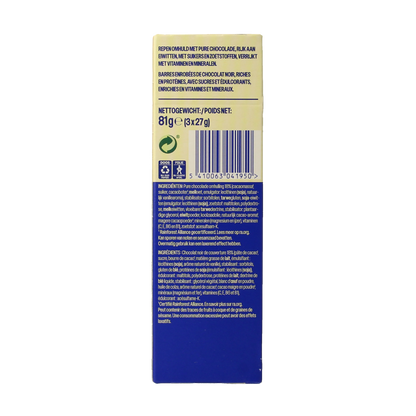 WeCare High protein bars chocolate 81 Gram