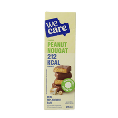 WeCare Meal replacement bars peanut nougat 116.00 Gram