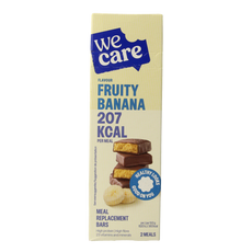 WeCare Meal replacement bars fruity banana 116.00 Gram