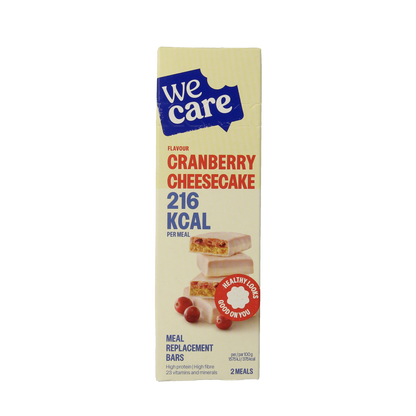 WeCare Meal replacement bars cranberry cheesecake 116.00 Gram