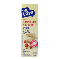 WeCare Meal replacement bars raspberry & almond 116.00 Gram