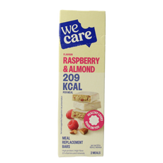 WeCare Meal replacement bars raspberry & almond 116 Gram