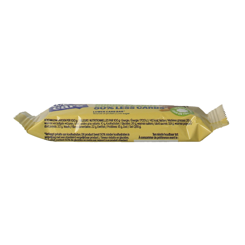 WeCare Lower carb bar caramel choco peanut 35 Gram