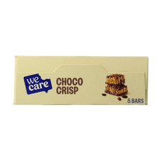 WeCare Lower kcal/carb bars choco crisp 150.00 Gram