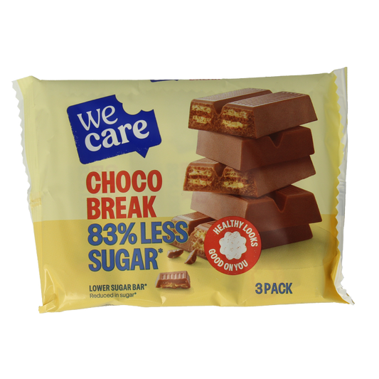 WeCare Lower kcal/sugar bar choco break 645 Gram