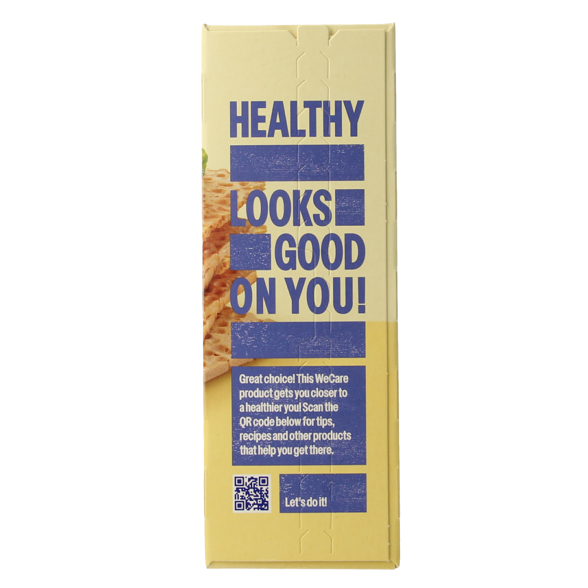 WeCare Lower kcal/carb crispy crackers 100 Gram