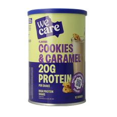 WeCare High protein shake cookies & caramel 340.00 Gram