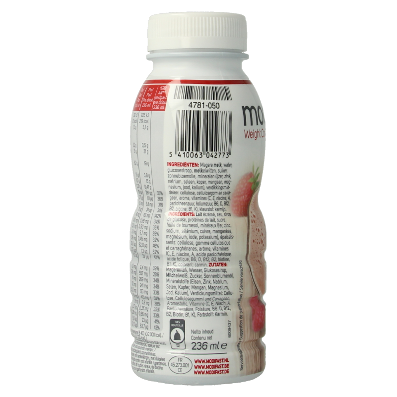 Modifast Intensive drink red fruit 236 Milliliter