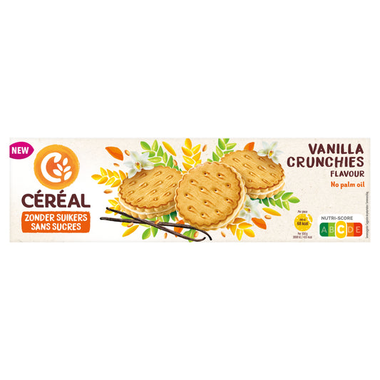 Cereal Vanilla crunchies zonder suikers 185 Gram