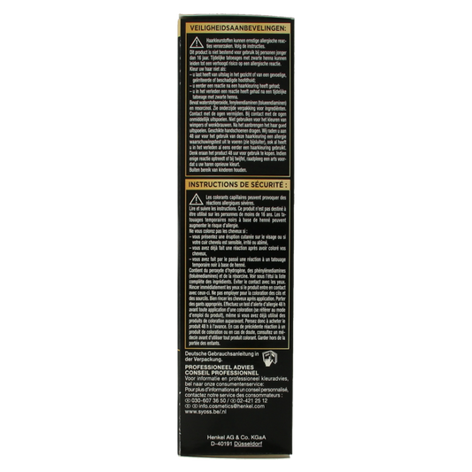 Syoss Color Oleo Intense 4-60 goudbruin haarverf 1 Set