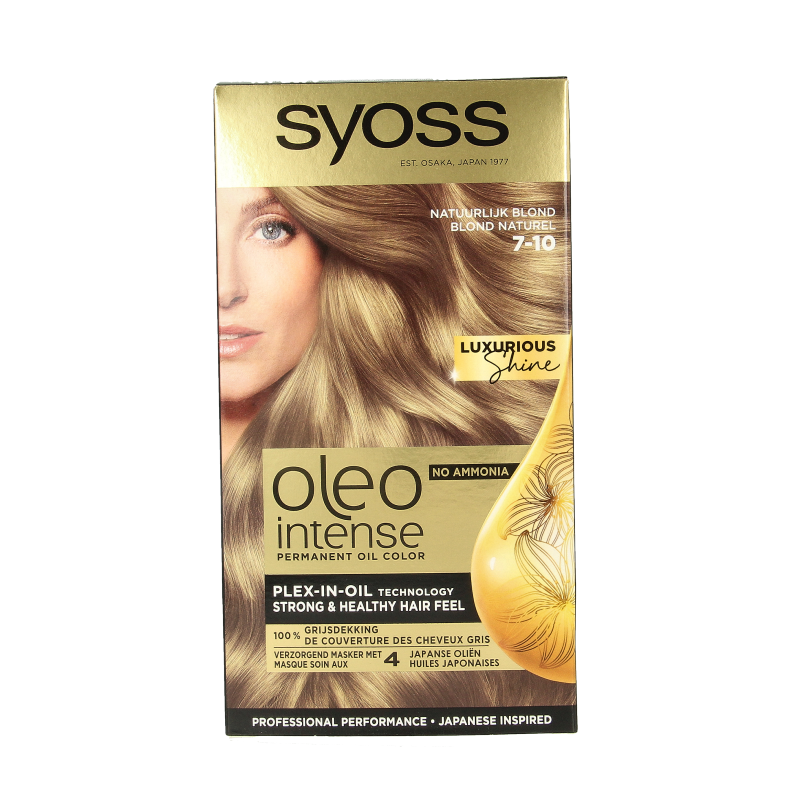 Syoss Color Oleo Intense 7-10 natuurlijk blond haarverf 1 Set