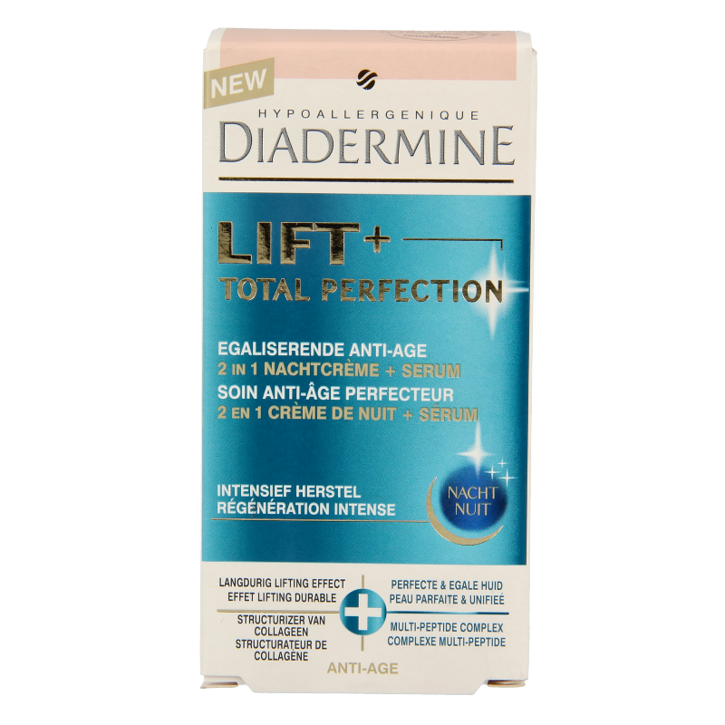 Diadermine Lift+ perfect total perfection night cream & serum 50 Milliliter