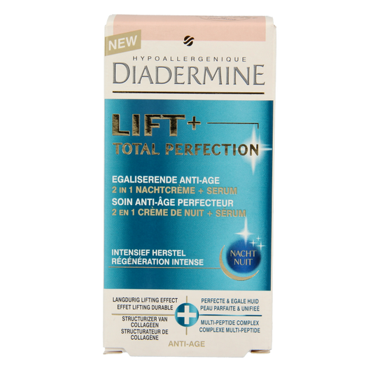 Diadermine Lift+ perfect total perfection night cream & serum 50 Milliliter