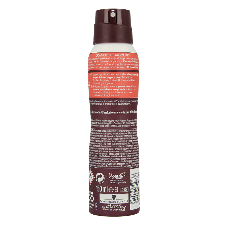 FA Deodorant spray glamorous moments  150 Milliliter