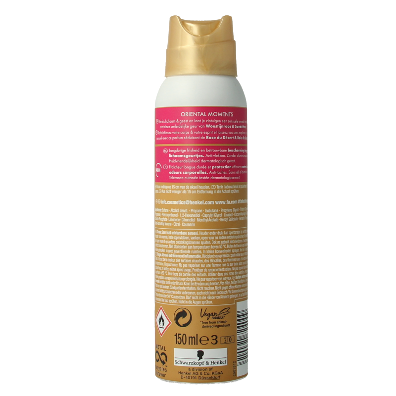 FA Deodorant spray oriental moments 150 Milliliter