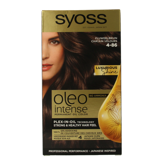 Syoss Color Oleo Intense 4-86 fluweelbruin haarverf  1 Set