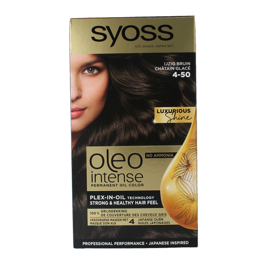 Syoss Color Oleo Intense 4-50 ijzig bruin haarverf 1 Set