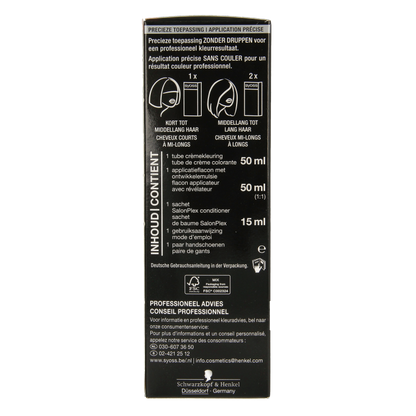 Syoss Color baseline 1-1 black haarverf  1 Set