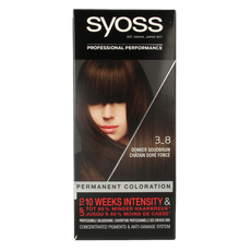 Syoss Color baseline 3-8 donker goudbruin haarverf  1 Set
